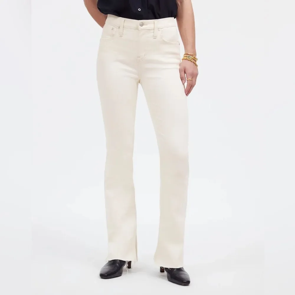 Madewell Petite Kick Out Full Length Jeans Size 28P in Vintage Canvas